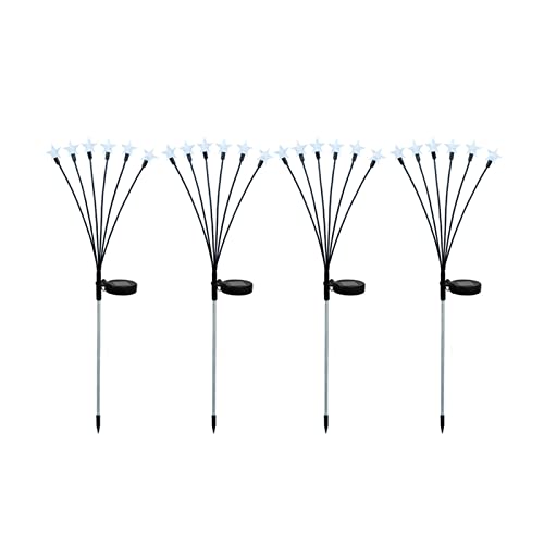 Lampes de jardin solaires étanches décoration allée paysage extérieur