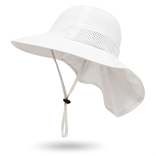 Image of Baby Sun Protection Hat for Infant Toddlers Boys Girls UPF 50+ Sunhat for Outdoor Beach Swim