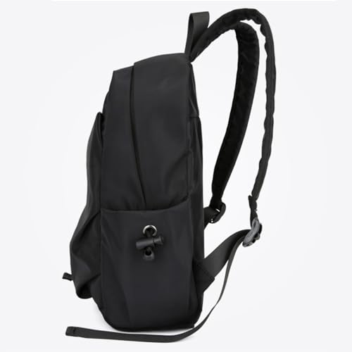 Men Mini Shoulder Backpack Running Travel Lightweight Bag Adjustable Shoulder Straps Daypack(Black)3