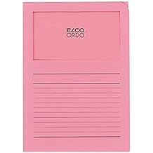 ELCO Ordo Classico 220x310 mm 120GSM Paper Folder with Printing and 180x100 mm Window Box of 100 - Rose