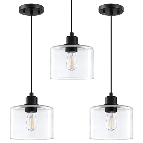 3 Pack 1 Light Modern Kitchen Island Pendant Light 7.3