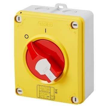 Sectionneur rotatif d'urgence Gewiss GW70442P HP 3 pôles 40A
