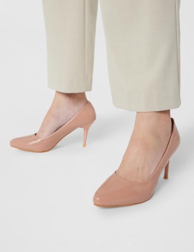 Image of ELLE Women's Solid Stiletto Heel Slip-On Pumps