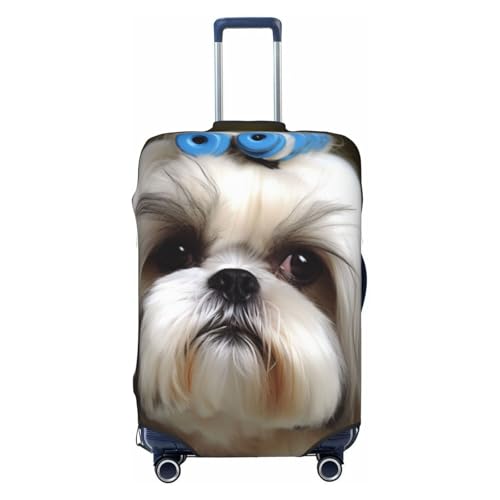 DWVTSLH Shih Tzu pוJo[ X[cP[Xp TsaF XpfbNX Lk X[cP[X Jo[ veN^[ \ h~ spוJo[ 18~32C`̉וɑΉ, ubN, X-Large