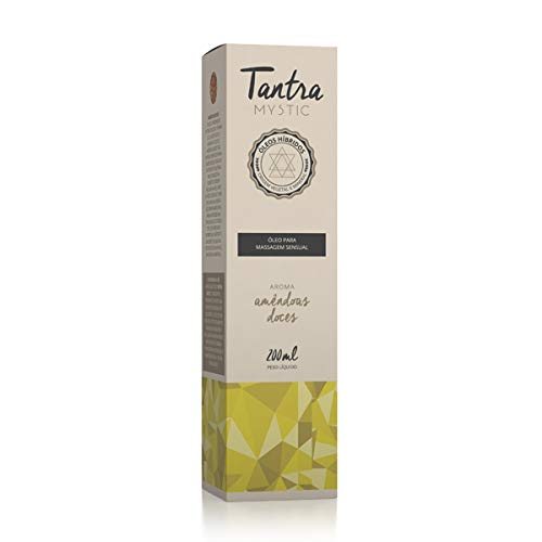 Óleo Para Massagem Sensual Tantra Mystic Amêndoas Doces - 200ml