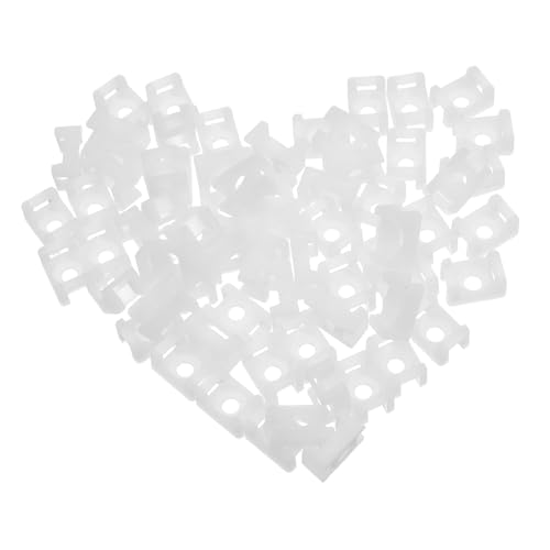 Support de fixation câble KOMBIUDA lot de 1000 base à vis pour fil bureau