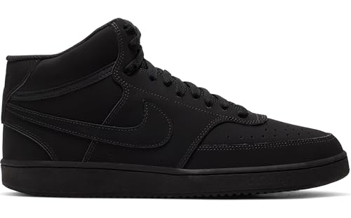 Nike Nike Men's Court Vision Mid Sneaker, Black 001, 10.5