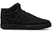 Nike Men's Court Vision Mid Sneaker, Black 001, 10.5