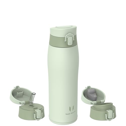 Super Sparrow Trinkflasche Edelstahl 18/8 - Trinkbecher - 750ml - BPA-Frei, Auslaufsicher Thermobecher, Trinkflaschen für Sport, Unterwegs… – Ansicht 2