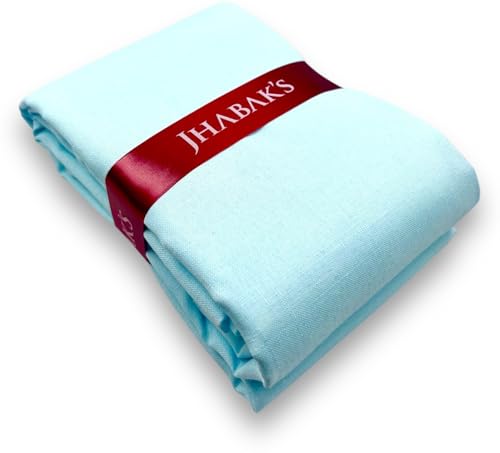 Image of JHABAK'S Unstitched Cotton Blend Solid Shirt & Trouser Fabric - 2.25 m Shirt Cloth - 1.20 m Pant Piece