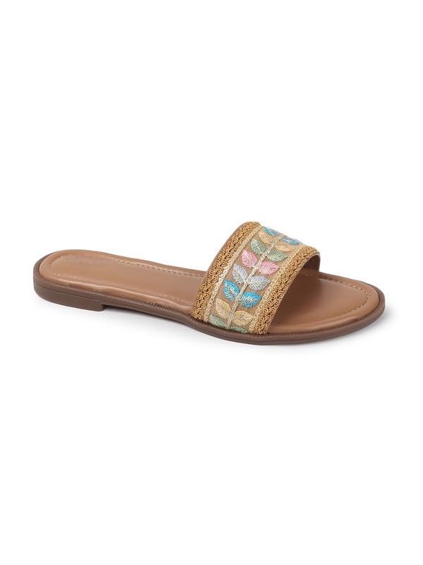 Image of Sukun DV 9004 Women's Lightweight Cushioned Flat Sandals Stylish Adjustable & Slip-Resistant Comfort for Girls & Ladies