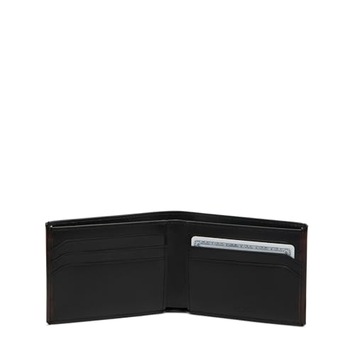 TUMI - Nassau Double Billfold Wallet - Men's Premium Leather Card Holder - RFID Protection - Burnished Wine Leather2