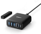 Anker 112W USB C Ladegerät, 6 Port Ladestation mit 112W Ausgang Leistung, Für iPhone 17/16/15 Series, MacBook Air, Pixel, Galaxy, iPad, und mehr (Ohne Ladekabel)