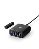 Anker 112W USB C Ladegerät, 6 Port Ladestation mit 112W Ausgang Leistung, Für iPhone 17/16/15 Series, MacBook Air, Pixel, Galaxy, iPad, und mehr (Ohne Ladekabel)