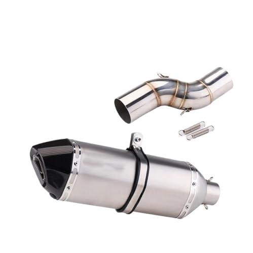 Silencieux d'échappement TRK 502 X anti-corrosion pot carbone léger moto