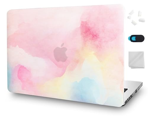 KECC Compatible with MacBook Pro 13 inch Case 2020-2025, 2016-2019 Release M2 M1 A2338 A2289 A2251 A2159 A1989 A1706 A1708 Plastic Hard Shell Case, Pink Mist