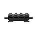3-Slot Quick-Detach Picatinny Rail Accessory, Lightweight Aluminum, Black Anodized Finish