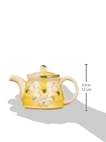 Amazon.com: Yellow Dark 山茶花Stone Eyes Pot 急須[20 × 12