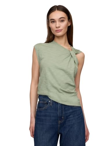 S.GAP GAP Women's Lyocell Drawstring Pull-On Tencel Cuffed Hem Short