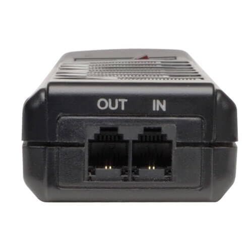 Protector eléctrico Tripp Lite TLP706TELC con 7 tomas, cable de 1.83 m, ángulo recto, protección de línea telefónica y 1440 julios, color negro miniatura 3