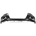PIT66 Primed Front Bumper Cover W/o Sensor Holes Compatible with Honda Accord Sedan 2018 2019 2020 Replacement #04711TVAA00ZZ HO1000314