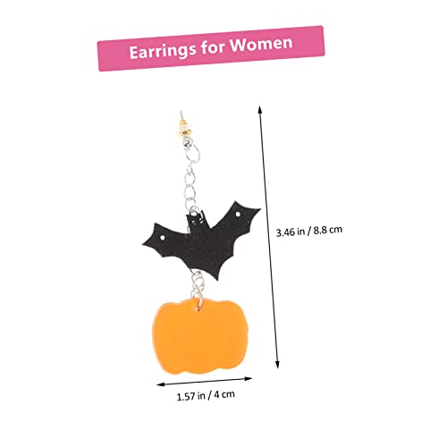 Boucles oreilles Halloween chauve-souris légères et confortables