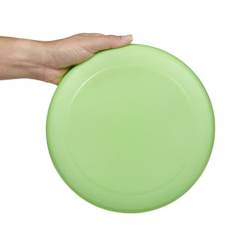 Petface Outdoor Paws Glow In The Dark Frisbee Dog Toy, 23.5 cm (Pack of 1), Yellow - Image 4