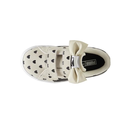 PUMA Kids Girls Suede Classic Lf Re-Bow V Slip On Sneakers Shoes Casual - White - Size 2.5 M4