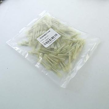 Davitu Electrical Equipments Supplies - 100pcs BHT0.5 BHT1.25 BHT2 BHT5.5 Insulated Heat Shrink Butt Wire Electrical Crimp Terminal Connector BHT BHT-1.25 BHT-2 BHT-5.5 - Color BHT0.5