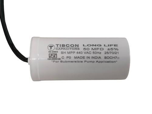 Image of 50 MFD 440 VAC CAPACITOR FOR SUBMERSIBLE (PACK OF 1)