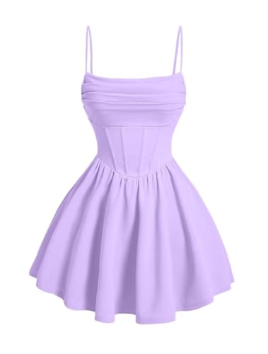 yinyyinhs Spaghetti Straps Chiffon Homecoming Dresses for Teens Short Prom Dress Ruched A-Line Formal Cocktail Party Gowns