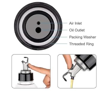 Image of Amazon choice 500ml oil dispenser bottle