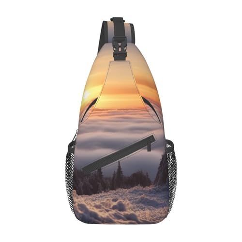 Sac à dos léger rando et voyage au motif lever de soleil