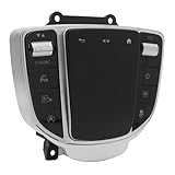 Ausla Multimedia-Touchpad-Controller-Einheit, ABS-Metall-Auto-Touchpad-Controller, Schnelle Reaktion, Hohe Empfindlichkeit, Chrom-Mattverkleidung für C-Klasse W205 E-Klasse W213 GLC X253
