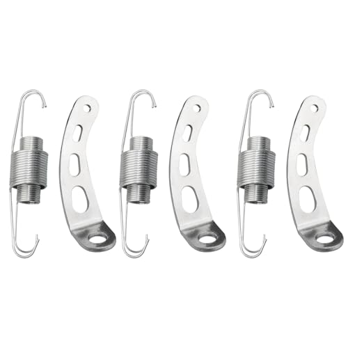 3Sets 4708 Throttle Return Spring Bracket with 59206 Throttle Return Springs (6 Springs)
