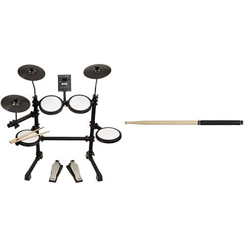 image for RockJam Mesh Head Kit, Eight Piece Electronic Drum Kit with Mesh Head,