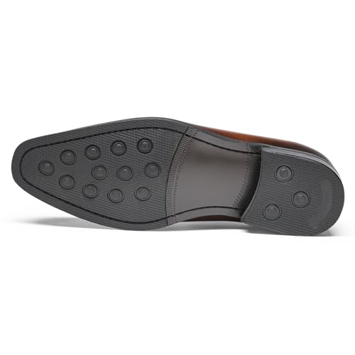 Mens Dress Shoes - Whole-Cut Quarter Brogue Oxfords in Genuine Leather | Seamless Dress Shoes4