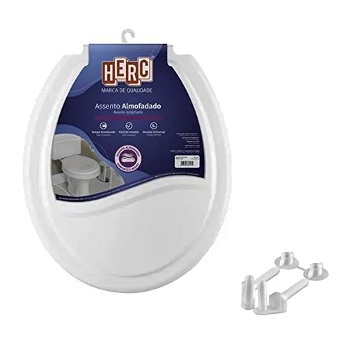 Assento Sanitário Herc Almofadado Branco 4 Assento Sanitário Herc Almofadado Branco - Imagem 4