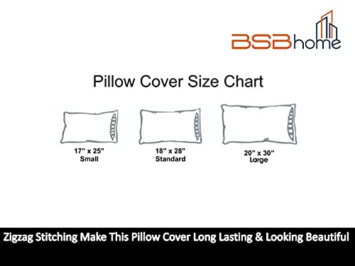 BSB HOME Premium Cotton Elastic Fitted Bedsheets with 2 King Size Pillow Covers | Double Bed with All Around Elastic 180 TC Supersoft | Size - 72 King Sizex78+10 inches | Grey Orange and White