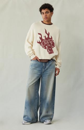 PacSun Men's Ryder Ultra Baggy Jeans Medium Blue Tint3