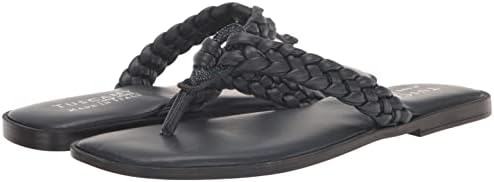 Tuscany by Easy Street Women's Coletta Flat Sandal, Navy, 7.5 | Image 6