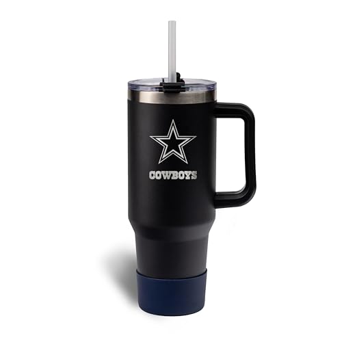 Image of The Memory Company Officially Licensed NFL - Dallas Cowboys 46oz Game Day Tumbler with Laser Engraved Team Logo
