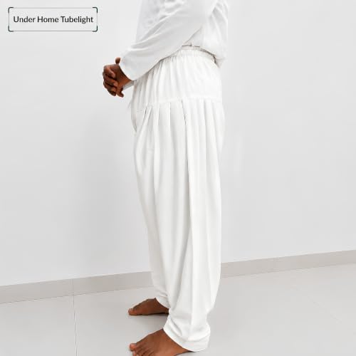 Image of Men's Premium Viscose Rayon Punjabi Patiala Salwar | Traditional Dhoti Style Pant for Men