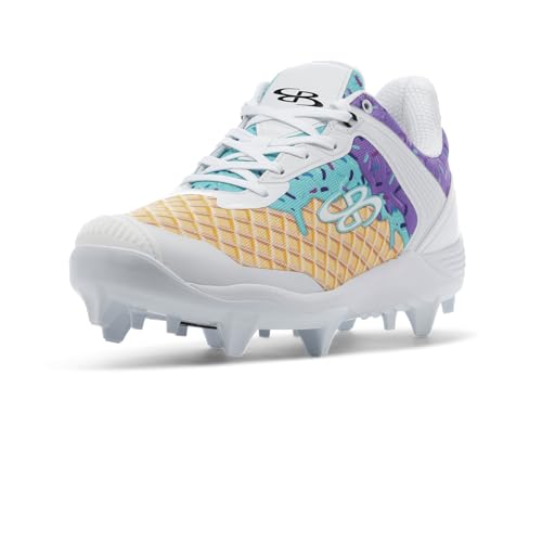 Boombah Viper Women's Molded - Ice Cream Pitching Toe Bright