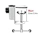 For Shure Sm7b mv88+ and Mv7 White Boom Arm, Mic Desk White Stand Compatible with Shure Sm7b and Shure mv7 Microphone, Shure Sm7b and Shure Mv7 White Mic Arm Perfect for Podcasts, Gaming