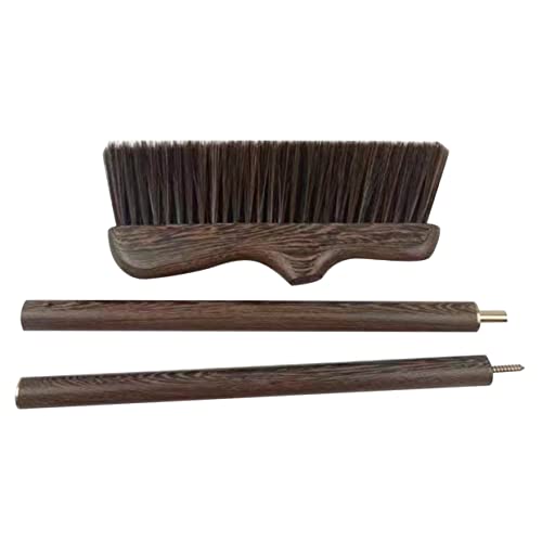 Homoyoyo Hochwertiger Haushaltsbesen aus Hühnerholz Teilige Tragbare Kehrbürste für und Außenbereiche Langlebig Leicht und Flexibel für Müheloses von Schmutz und