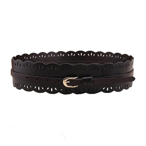 Hollow out Women Cummerbund Dress Sweater Women Wide Belt for decoration3