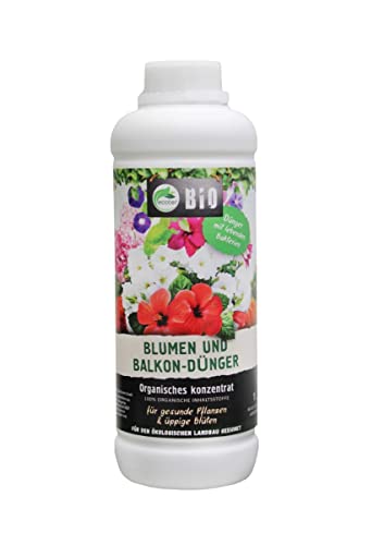 Blumendünger Flüssig 1 Liter Bio Sapropel organischer Blumen-...