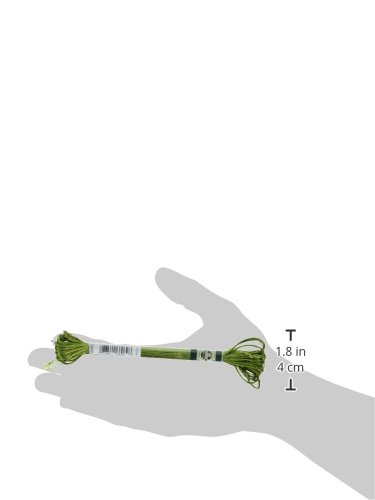 Image of DMC 1008F-S469 Shiny Radiant Satin Floss, Avocado Green, 8.7-Yard