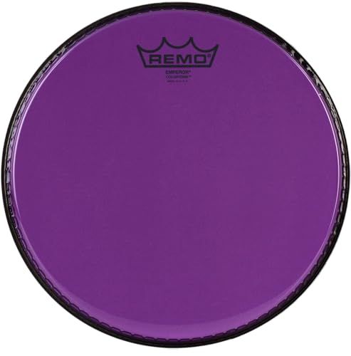 Remo Drumhead Colortone Emperor Clear Purple - 10" - BE-0310-CT-PU, smoke